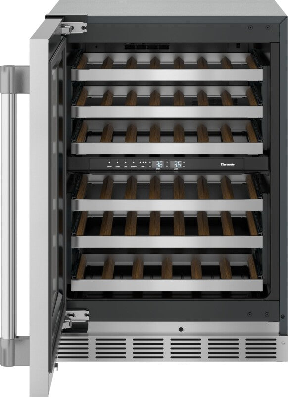 THERMADOR  Freedom® Under Counter Wine Cooler With Glass Door 24'' Professional , Left Hinge - Other (T24UW925LS)