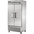 True Commercial  Reach-In Solid Swing Door Refrigerator with Hydrocarbon Refrigerant - Stainless Steel (T35HC)