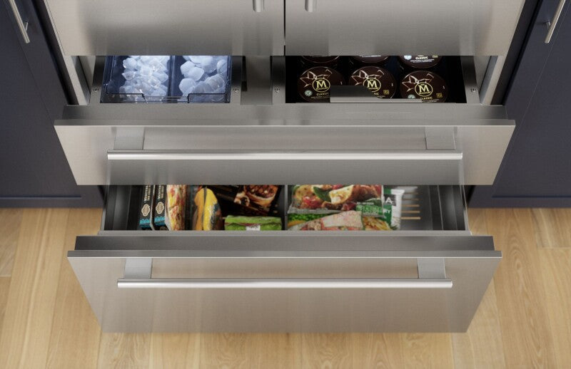 Thermador  Freedom® Built-in French Door Bottom Freezer Masterpiece® - Stainless Steel (T42BT110NS)
