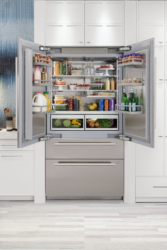 Thermador  Freedom® Built-in French Door Bottom Freezer Masterpiece® - Stainless Steel (T42BT110NS)