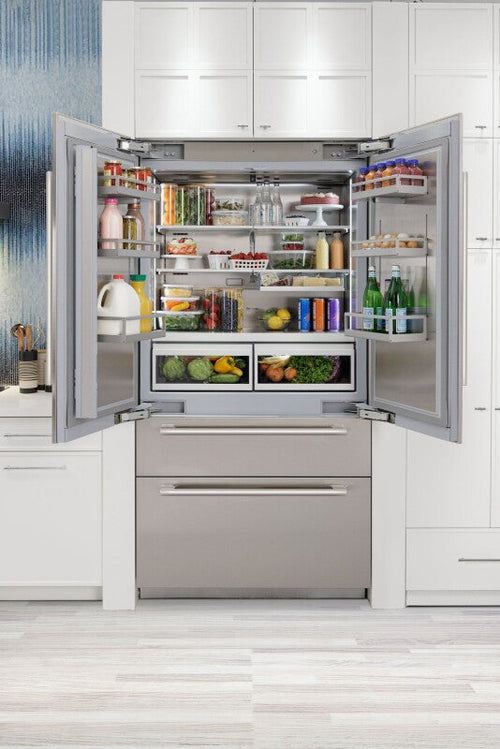 Thermador  Freedom® Built-in French Door Bottom Freezer Masterpiece® - Stainless Steel (T42BT110NS)