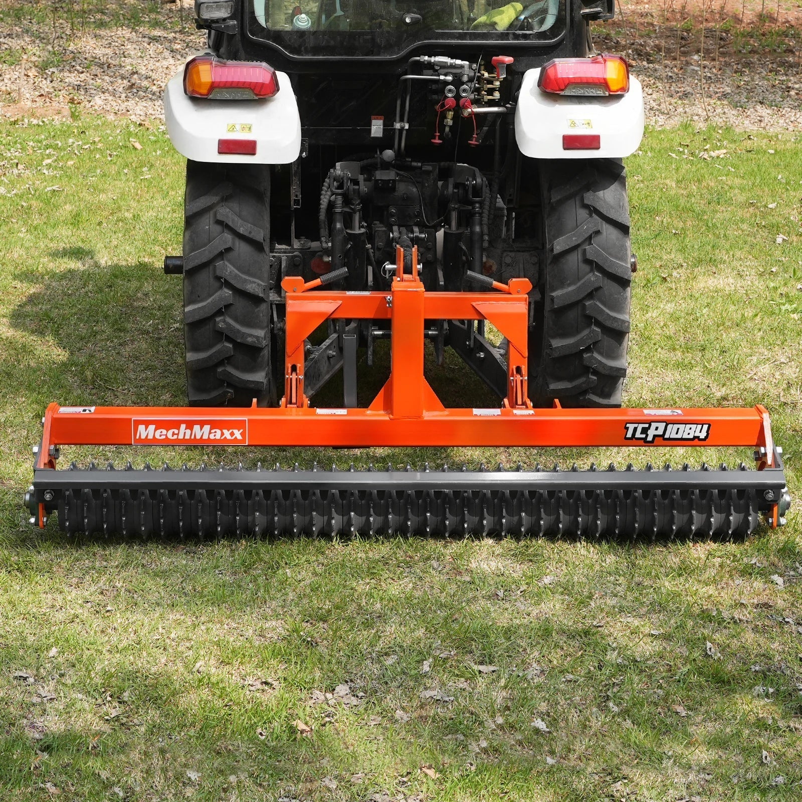 MechMaxx TCP1084 Cultipacker 84" 37 Ductile Iron Wheels Scraper Bar Category 1 and 2 3 Point Hitch Tractor Attachment New
