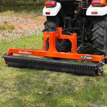 MechMaxx TCP1084 Cultipacker 84" 37 Ductile Iron Wheels Scraper Bar Category 1 and 2 3 Point Hitch Tractor Attachment New