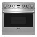 THOR KITCHEN  36 Inch Contemporary Professional Electric Range Thor Kitchen - Stainless Steel (ARE36)