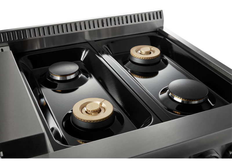 THOR KITCHEN  48 Inch Professional Dual Fuel Liquid Propane Range In Stainless Steel - Stainless Steel (HRD4803ULP)