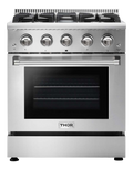 Thor Kitchen  Thor Kitchen 30-Inch Professional Liquid Propane Range (Discontinued) - Stainless Steel (HRG3080ULP)