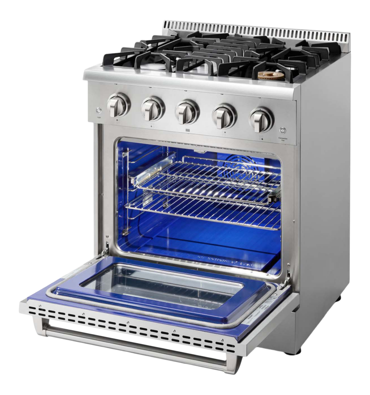 Thor Kitchen  Thor Kitchen 30-Inch Professional Liquid Propane Range (Discontinued) - Stainless Steel (HRG3080ULP)