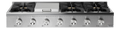 Thor Kitchen  48 Inch Professional Gas Rangetop Thor Kitchen - Stainless Steel (HRT4806U)