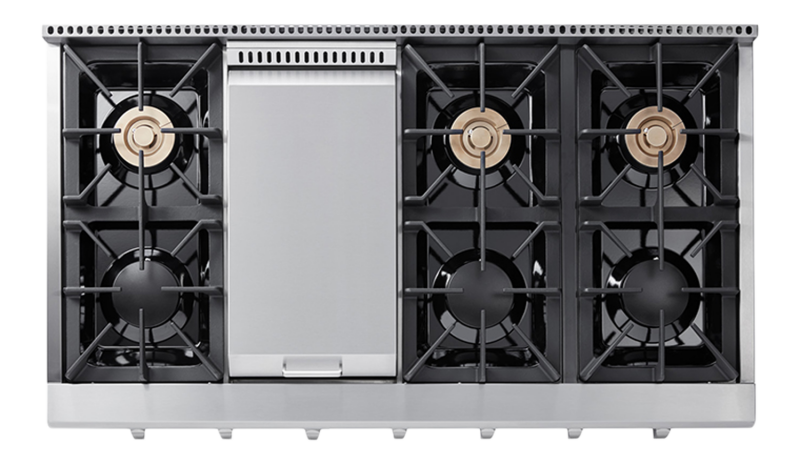 Thor Kitchen  48 Inch Professional Gas Rangetop Thor Kitchen - Stainless Steel (HRT4806U)