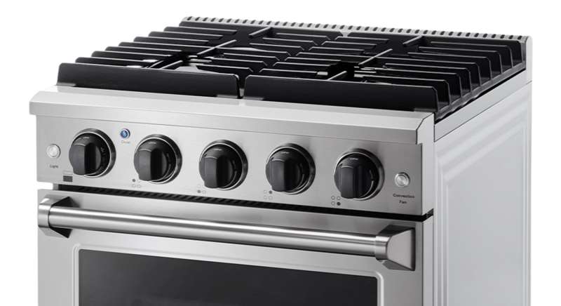 Thor Kitchen  24 Inch 4 Burner Gas Range In Stainless Steel - Stainless Steel (LRG2401U)