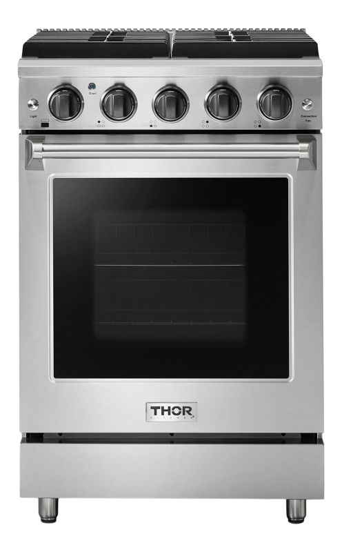 Thor Kitchen  24 Inch Liquid Propane Range Thor Kitchen - Stainless Steel (LRG2401ULP)