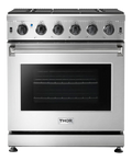 Thor Kitchen  30 Inch Liquid Propane Range, 5 Burner Convection Oven Thor Kitchen - Stainless Steel (LRG3001ULP)