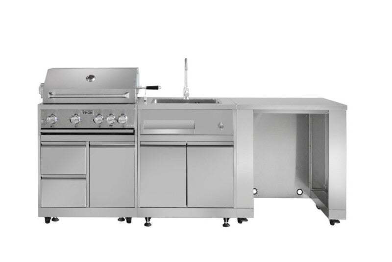 THOR KITCHEN  Outdoor Kitchen Sink Cabinet In Stainless Steel - Stainless Steel (MK01SS304)