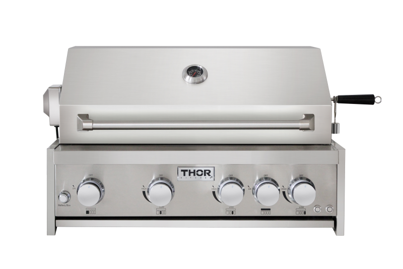 Thor Kitchen  32 Inch Outdoor Kitchen Gas Bbq Grill With 4 Burners - Stainless Steel (MK04SS304)