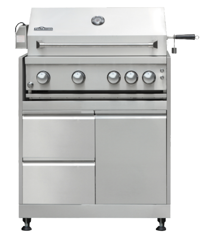 Thor Kitchen  32 Inch Outdoor Kitchen Gas Bbq Grill With 4 Burners - Stainless Steel (MK04SS304)