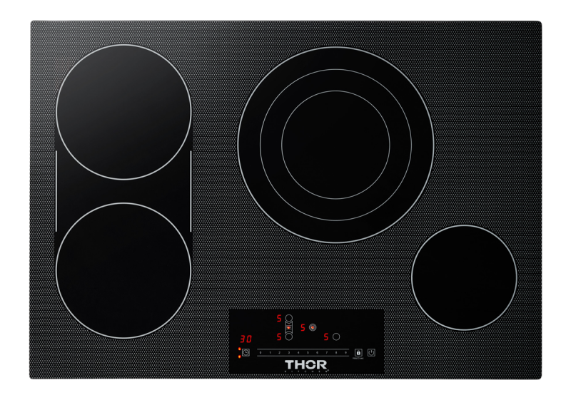 THOR KITCHEN  30 Inch Professional Electric Cooktop Thor Kitchen - Black (TEC30)