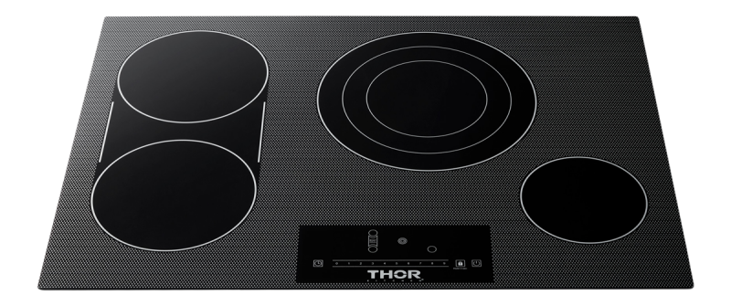 THOR KITCHEN  30 Inch Professional Electric Cooktop Thor Kitchen - Black (TEC30)