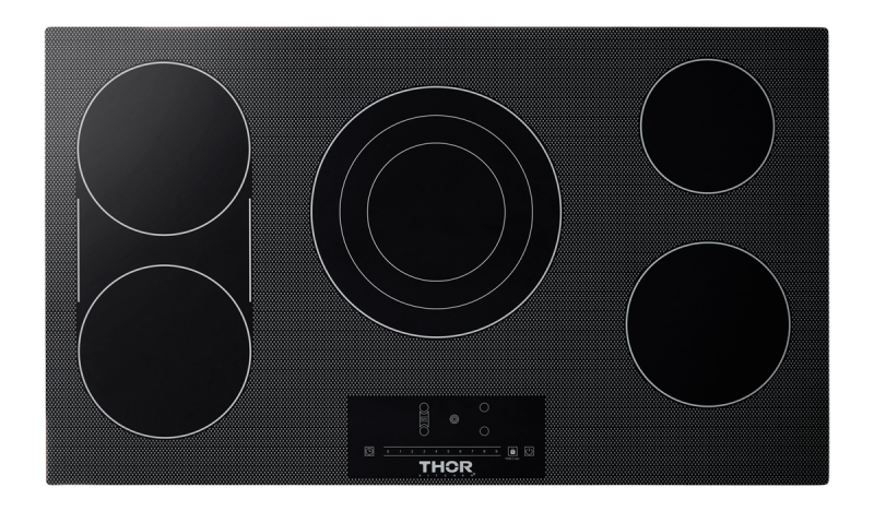 THOR KITCHEN  36 Inch Professional Electric Cooktop Thor Kitchen - Black (TEC36)