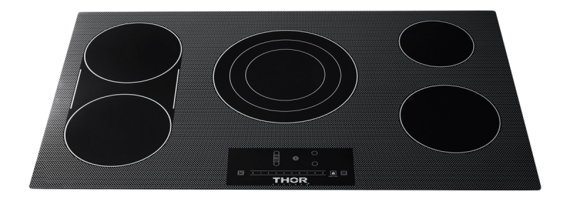 THOR KITCHEN  36 Inch Professional Electric Cooktop Thor Kitchen - Black (TEC36)