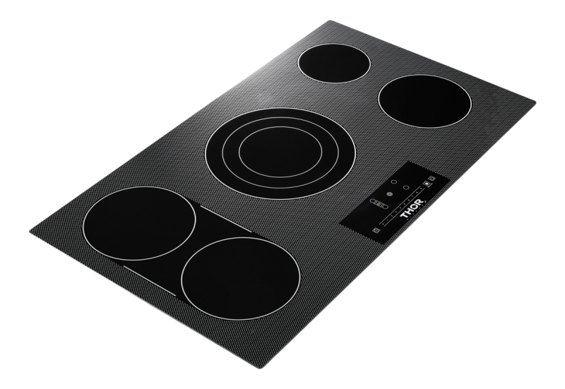 THOR KITCHEN  36 Inch Professional Electric Cooktop Thor Kitchen - Black (TEC36)