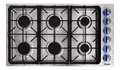 Thor Kitchen  36 Inch Professional Drop-in Gas Cooktop In Stainless Steel Thor Kitchen - Stainless Steel (TGC3601)