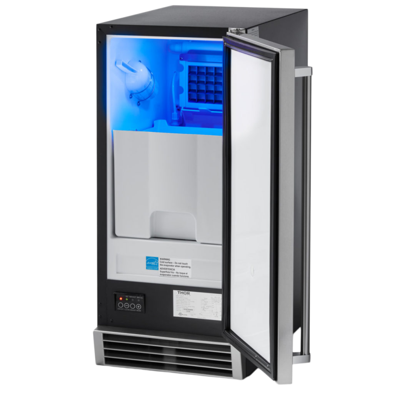 Thor Kitchen  15 Inch Built-in Ice Maker Machine Thor Kitchen - Stainless Steel (TIM1501)