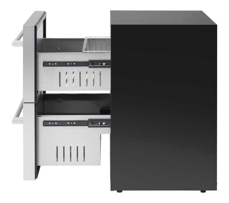 THOR KITCHEN  24 Inch Indoor Outdoor Refrigerator Drawer - Stainless Steel (TRF24U)