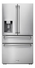 Thor Kitchen  36 Inch Professional French Door Refrigerator With Ice And Water Dispenser Thor Kitchen - Stainless Steel (TRF3601FD)