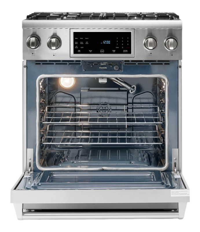 THOR KITCHEN  30 Inch Tilt Panel Gas Range Professional - Stainless Steel (TRG3001)