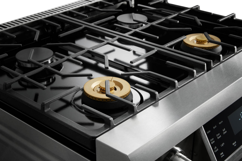 THOR KITCHEN  30 Inch Tilt Panel Gas Range Professional - Stainless Steel (TRG3001)