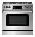 Thor Kitchen  36 Inch Tilt Panel Professional Liquid Propane Range - Stainless Steel (TRG3601LP)