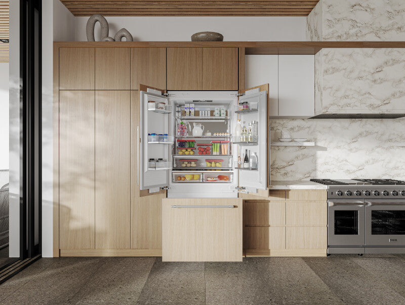THOR KITCHEN  36 Inch French Door Built-in Refrigerator, Panel Ready - Panel Ready (XRF3619BFP)