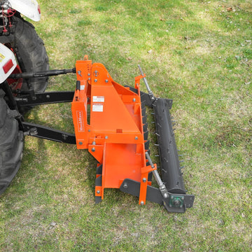 MechMaxx TSP60 Soil Pulverizer 60" Heavy Duty Single Spiked Roller 21 Shanks Category 1 2 3 Point Hitch Tractor Attachment New