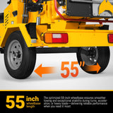 MechMaxx TX1000 Wood Chipper 35HP 1000cc ZONSEN Electric Start 8" Gas Powered Commercial Intelligent Hydraulic Feeding System New