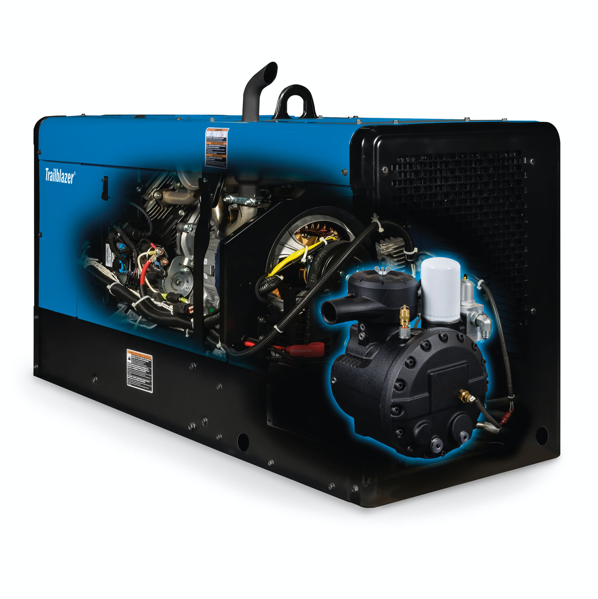 Miller Trailblazer 330 Air Pak w/ Battery Charge, Excel Power & Cooler/separator - 907836002