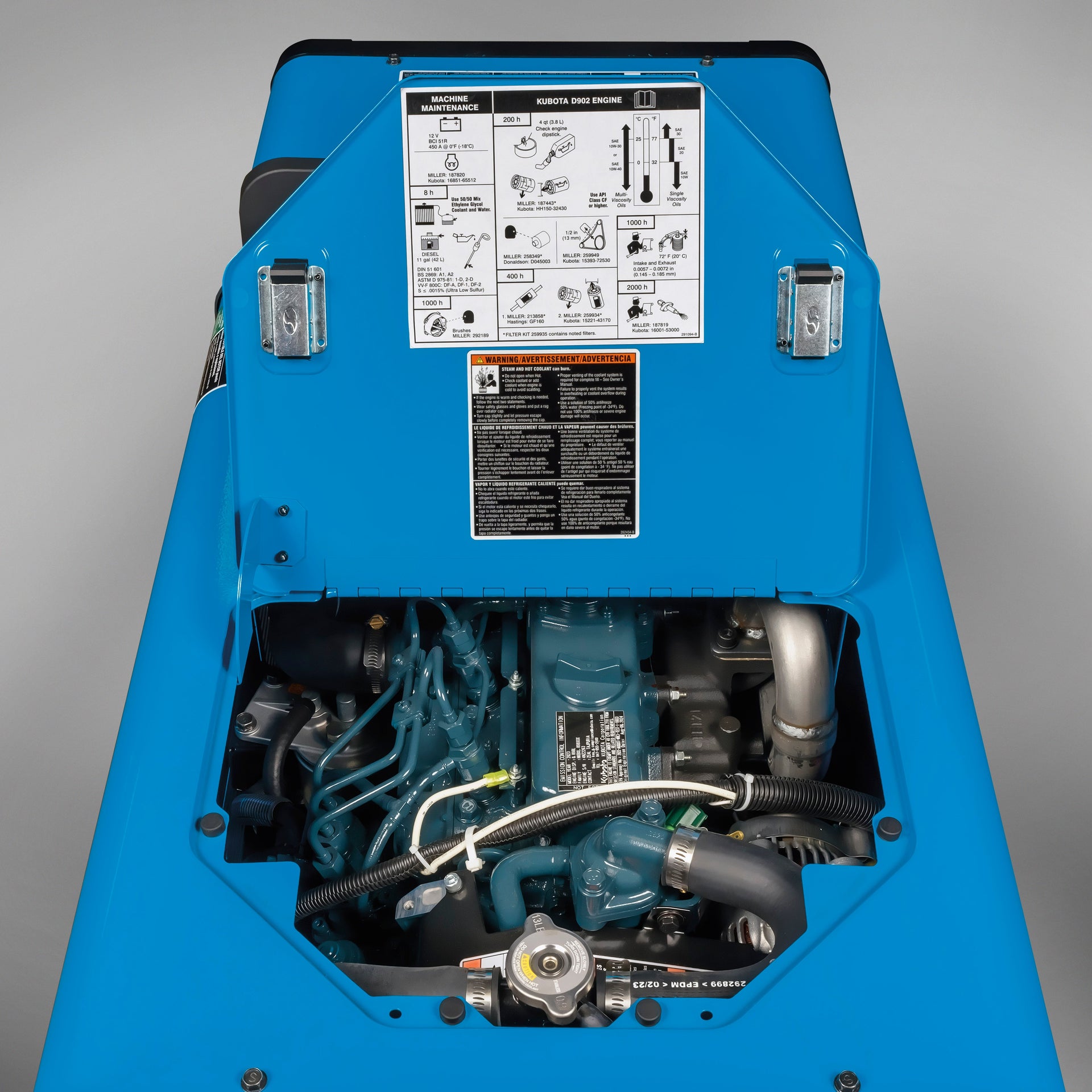 Miller Trailblazer 330 Diesel Generator w/ Excel Power & Battery Charger - 907849003