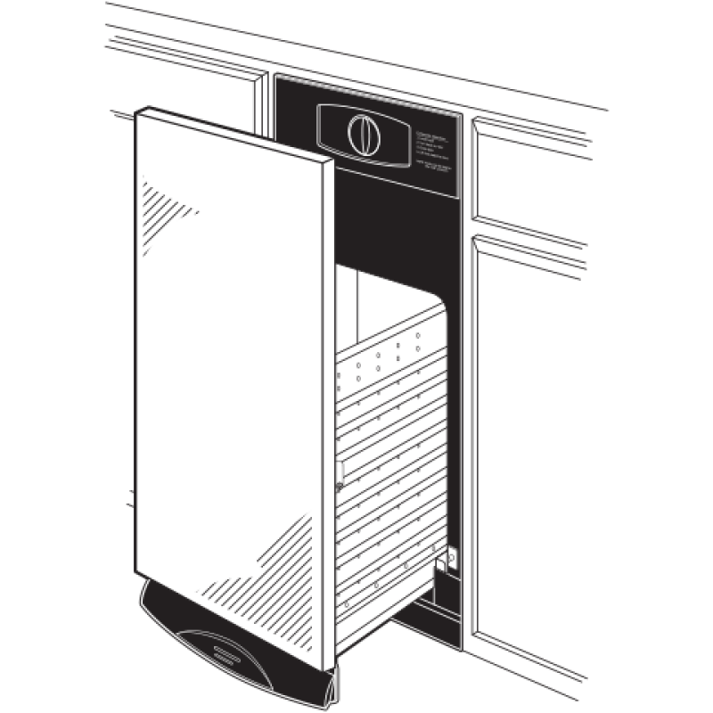 GE  Universal 15" Built-In Compactor - Stainless Steel (UCG1520NSS)