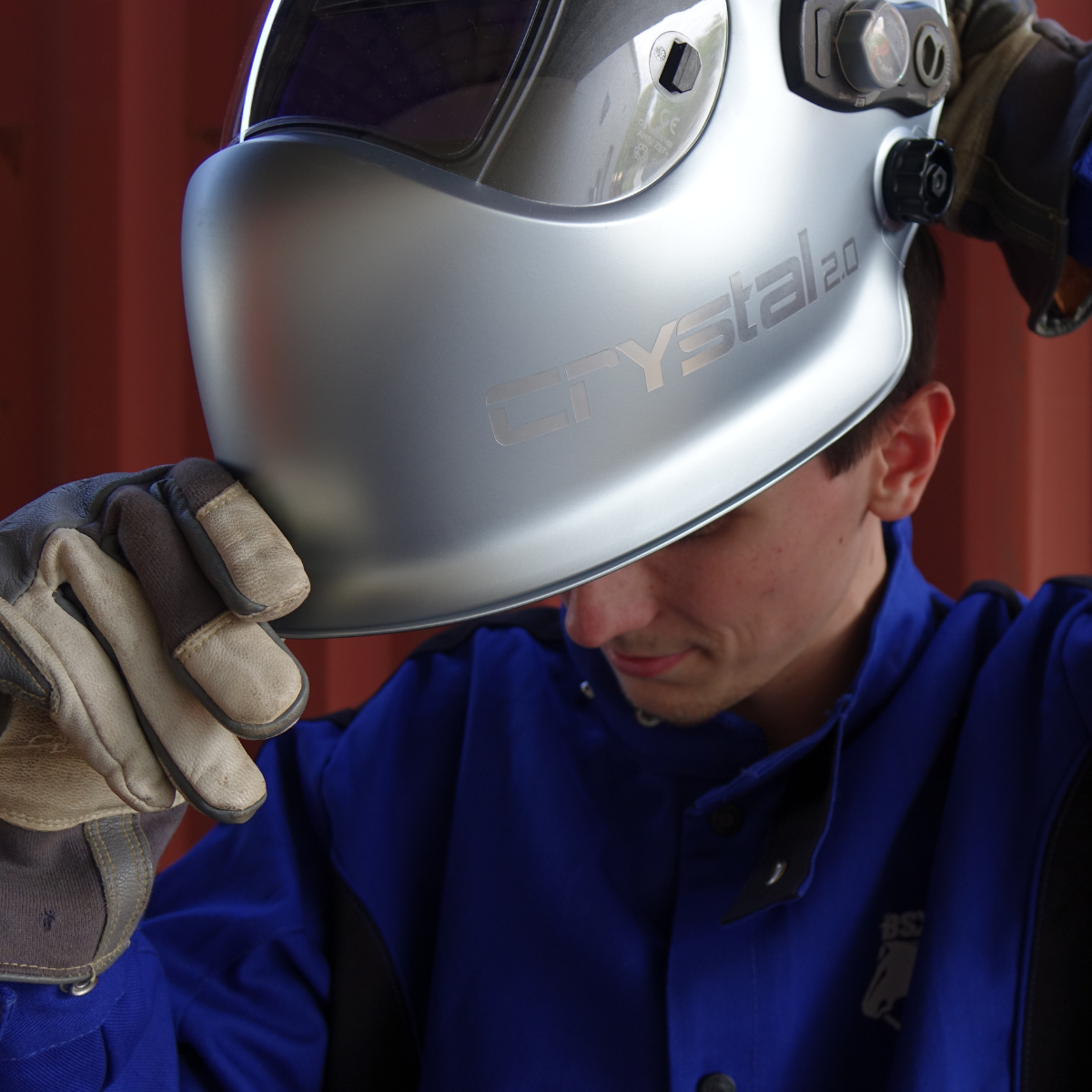 Optrel Crystal 2.0 Welding Helmet, Silver - 1006.900