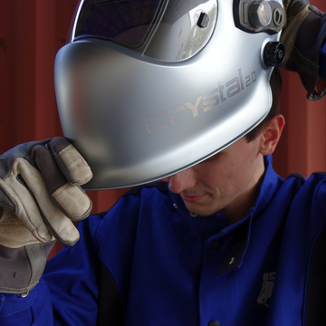 Optrel Crystal 2.0 Welding Helmet, Silver - 1006.900