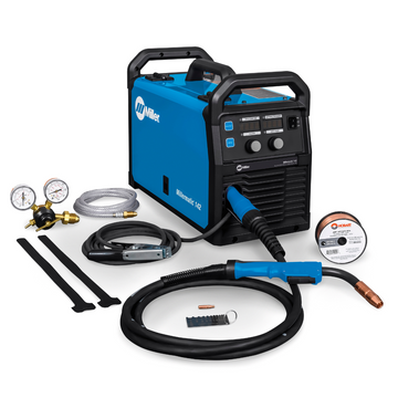 Miller Millermatic 142 MIG Welder w/ Running Gear/Cylinder Rack- 951000072