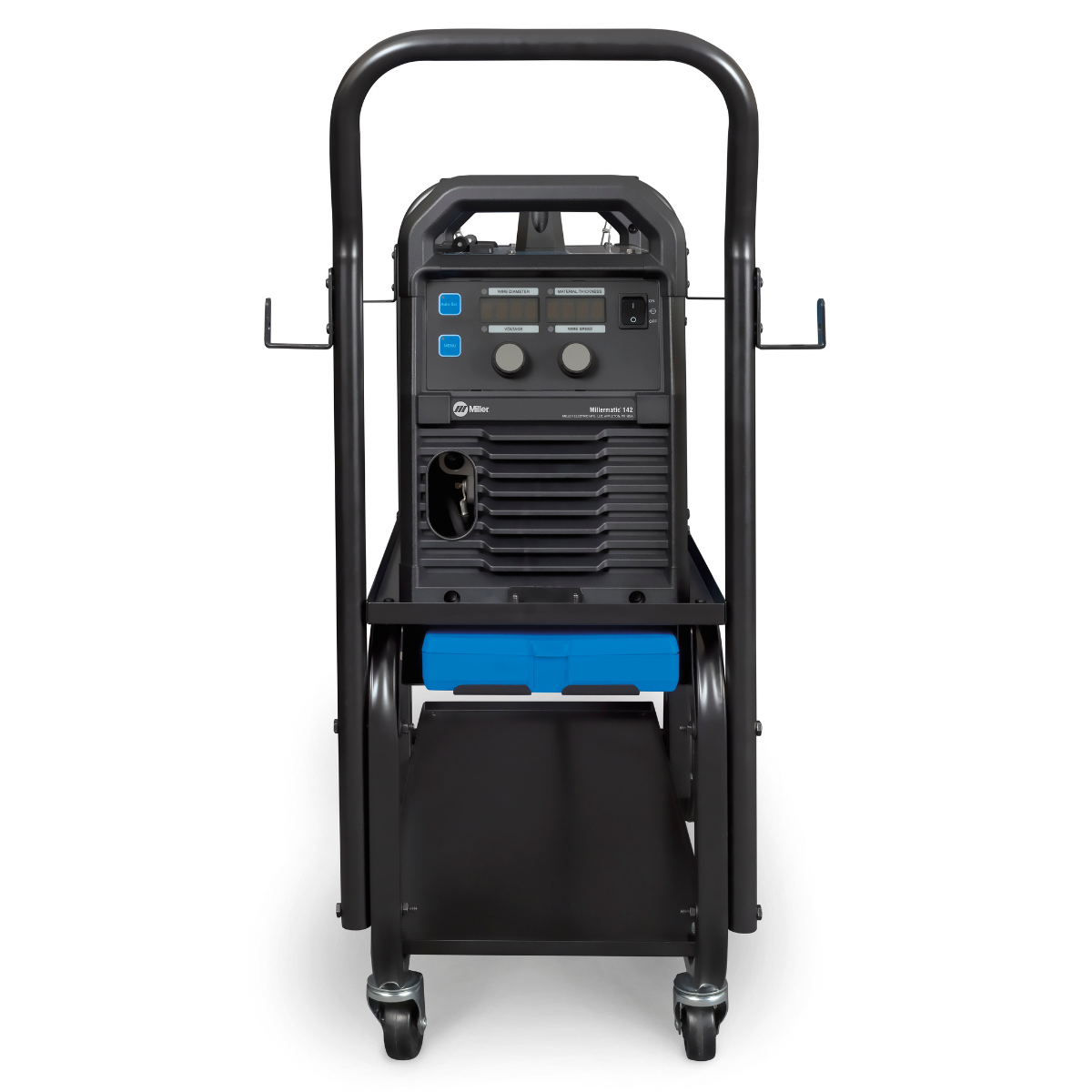 Miller Millermatic 142 MIG Welder w/ Running Gear/Cylinder Rack- 951000072