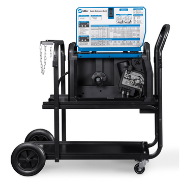 Miller Millermatic 142 MIG Welder w/ Running Gear/Cylinder Rack- 951000072