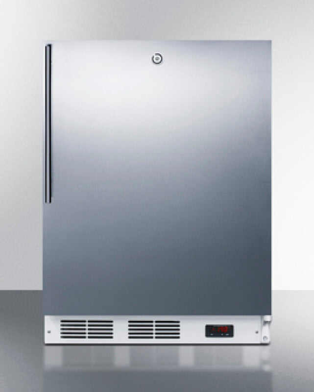 SUMMIT  24" Wide Built-In All-Freezer, ADA Compliant - Stainless Steel (VT65MLBISSHVADA)