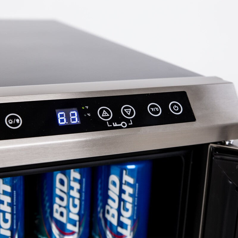 AVANTI  Avanti 19 Bottle/66 Can Dual-Zone Wine & Beverage Center - Stainless Steel (WBV19DZ)