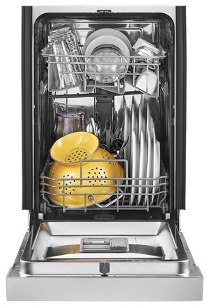 Small-Space Compact Dishwasher with Stainless Steel Tub