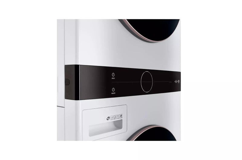 LG  Single Unit Front Load Washtower™ With Center Control™ 4.5 Cu. Ft. Washer And 7.4 Cu. Ft. Electric Dryer - White (WKE100HWA)