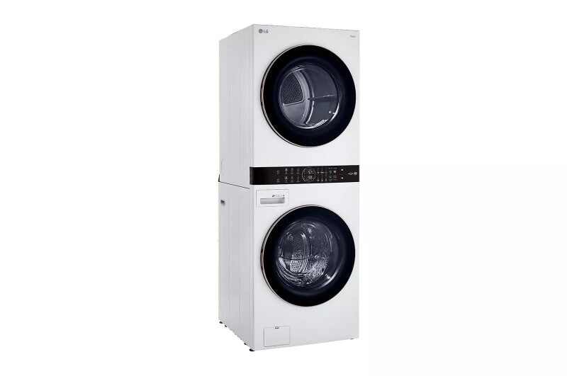 LG  Single Unit Front Load Washtower™ With Center Control™ 4.5 Cu. Ft. Washer And 7.4 Cu. Ft. Gas Dryer - White (WKG101HWA)