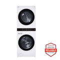LG  Single Unit Front Load Washtower™ With Center Control™ 4.5 Cu. Ft. Washer And 7.4 Cu. Ft. Gas Dryer - White (WKG101HWA)