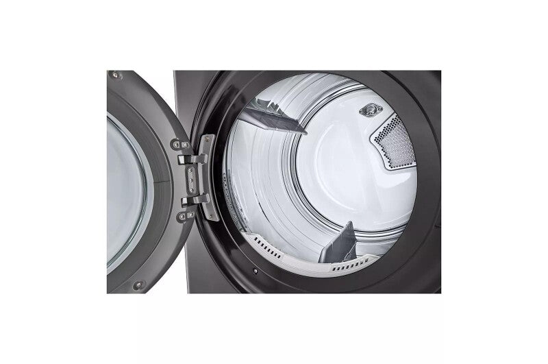 LG  Single Unit Front Load Washtower™ With Center Control® 5.0 Cu. Ft. Washer & 7.4 Cu. Ft. Gas Dryer - Black Steel (WKGX301HBA)