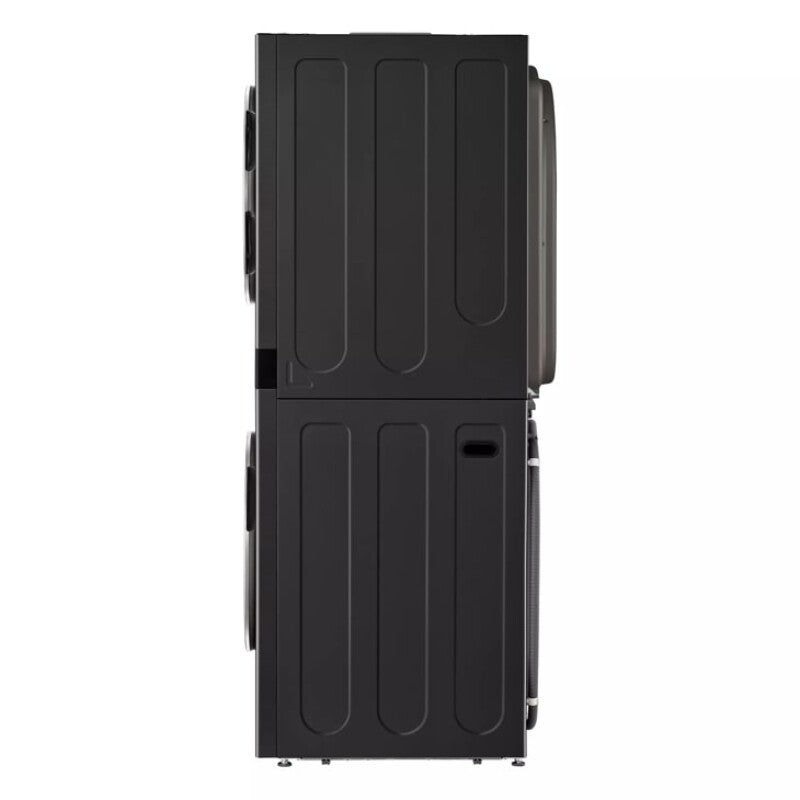 LG  Single Unit Washtower™ With Center Control™ 5.0 Cu. Ft. Front Load Washer And 7.8 Cu. Ft. Electric Ventless Heat Pump Dryer - Black Steel (WKHC252HBA)